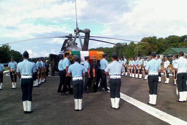 apj Abdul kalam dead Boday Images At Palam Airport