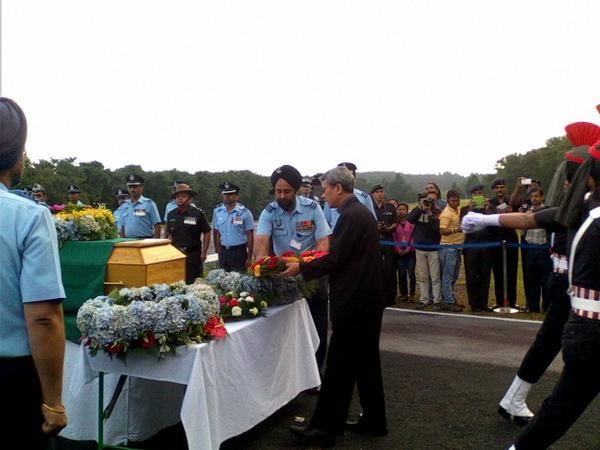 apj Abdul kalam dead Boday Images At Palam Airport