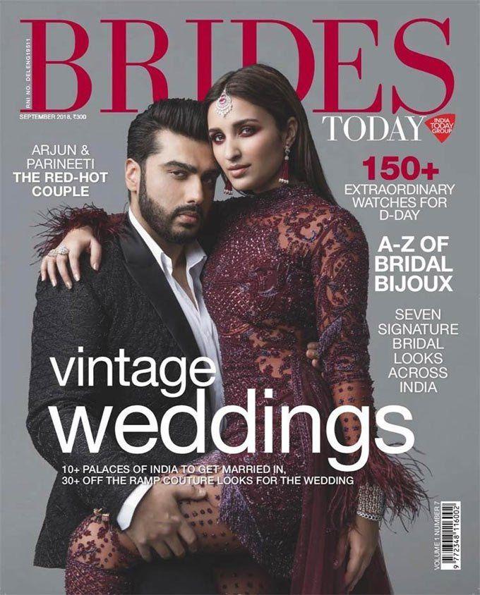 Arjun Kapoor & Parineeti Chopra pose for Brides Today Photoshoot Stills