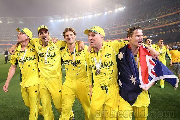  Australia Team celebrated their World Championship Photos