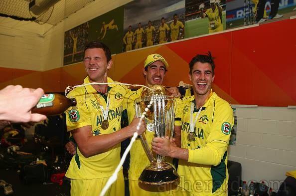 Australia Team celebrated their World Championship Photos