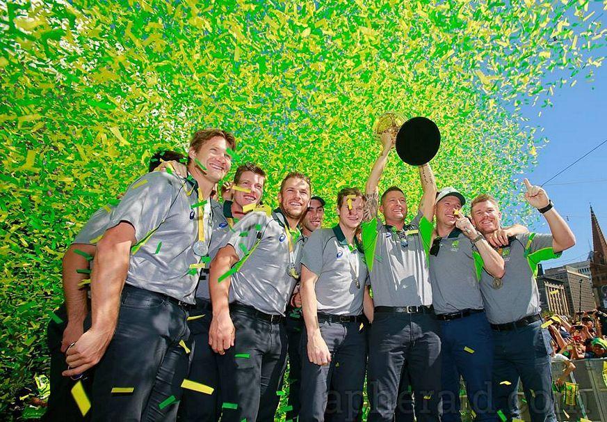  Australia Team celebrated their World Championship Photos