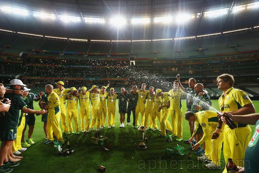  Australia Team celebrated their World Championship Photos