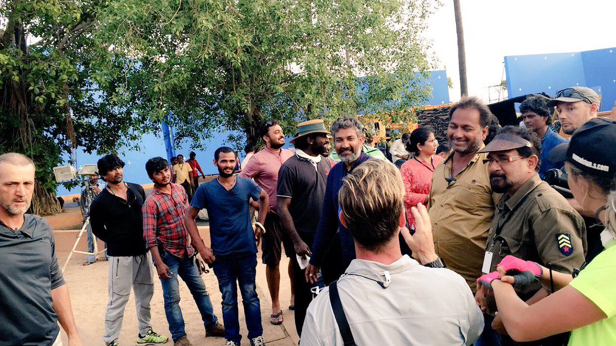 Baahubali 2 Shooting Rare Photos