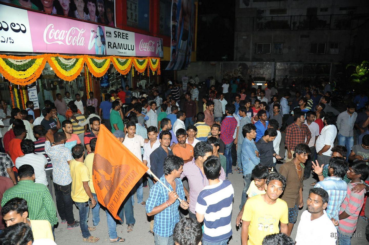 Baahubali Hangama In Sriramulu Theater