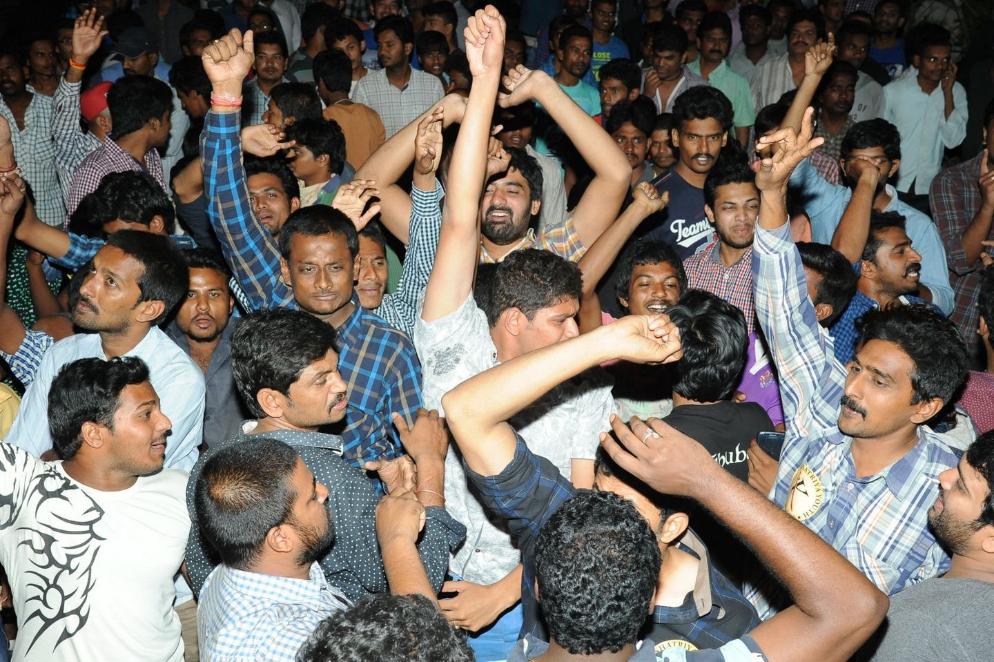 Baahubali Hangama in Sriramulu Theatre Photos