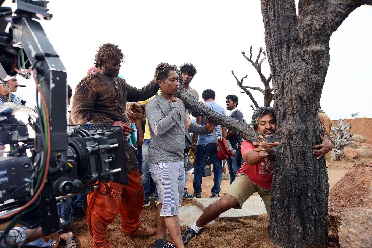 Baahubali Latest Working Stills