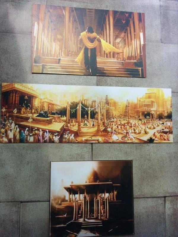 Exclusive art gallery in making Baahubali