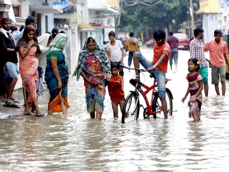 Heavy Rains at Hyderabad Photos