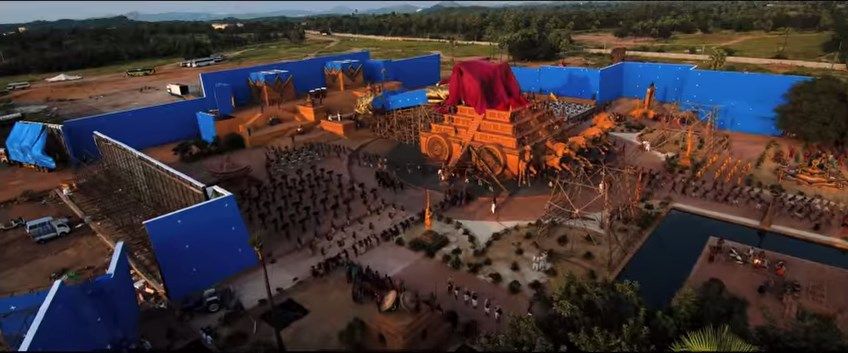 Baahubali Working Pics