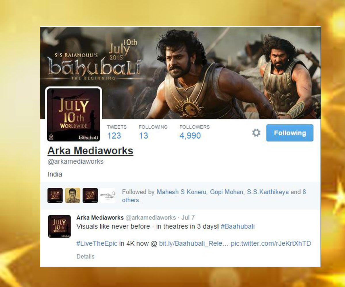 Bahubali celebs tweet Photos