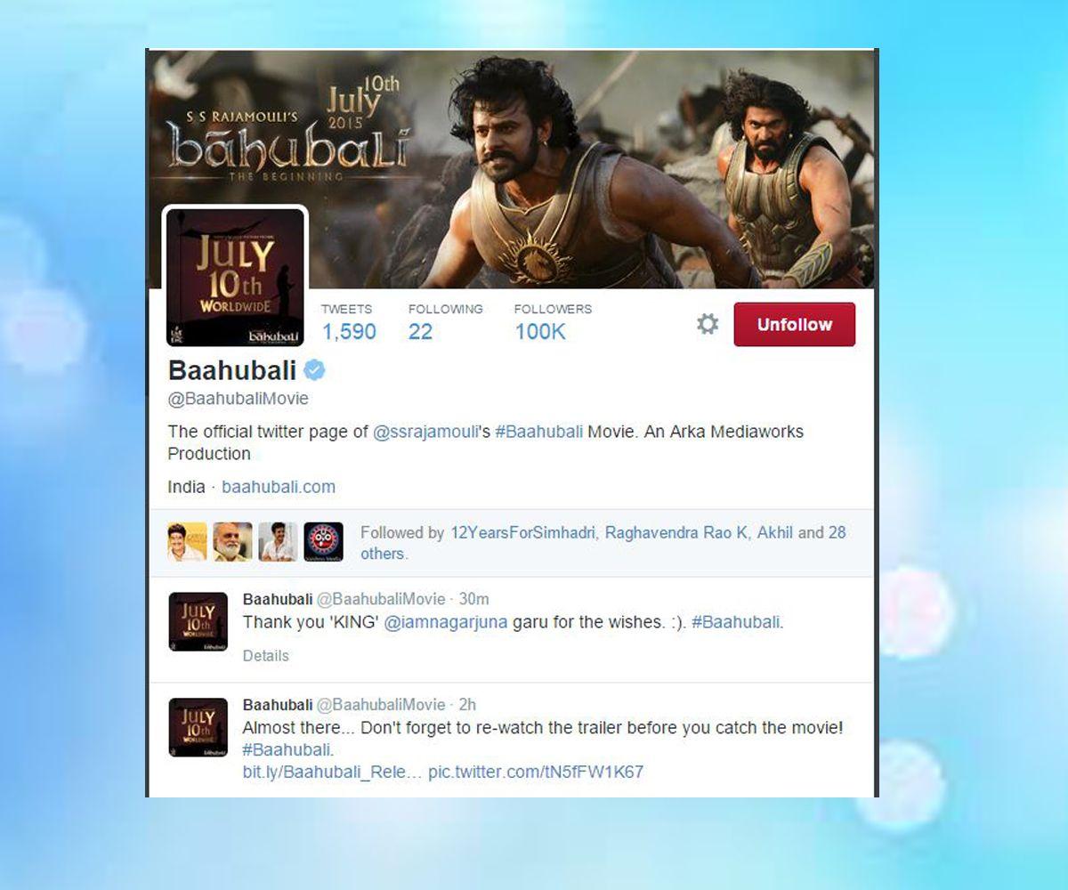 Bahubali celebs tweet Photos