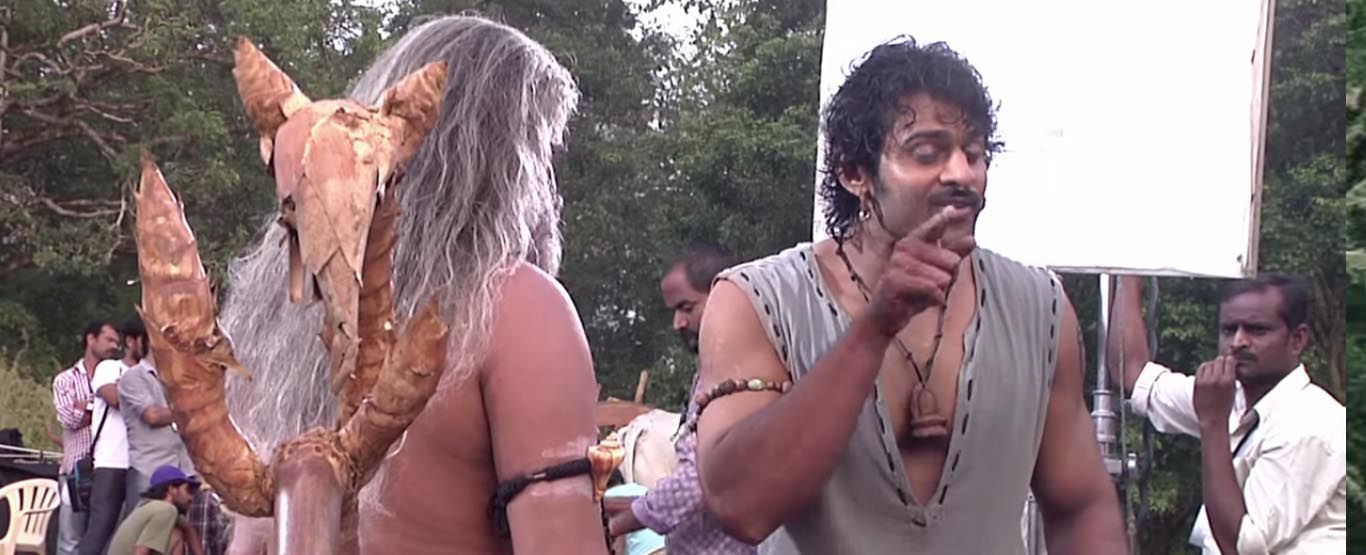 Baahubali Exclusive Working Stills