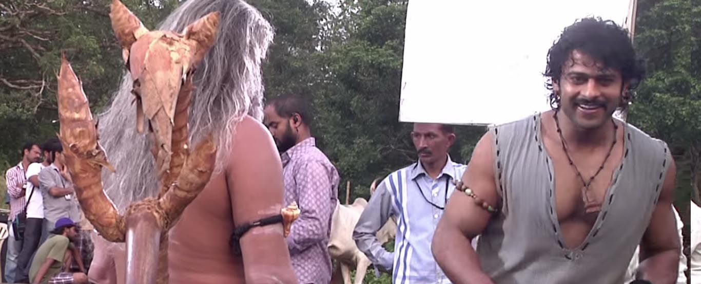 Baahubali Exclusive Working Stills