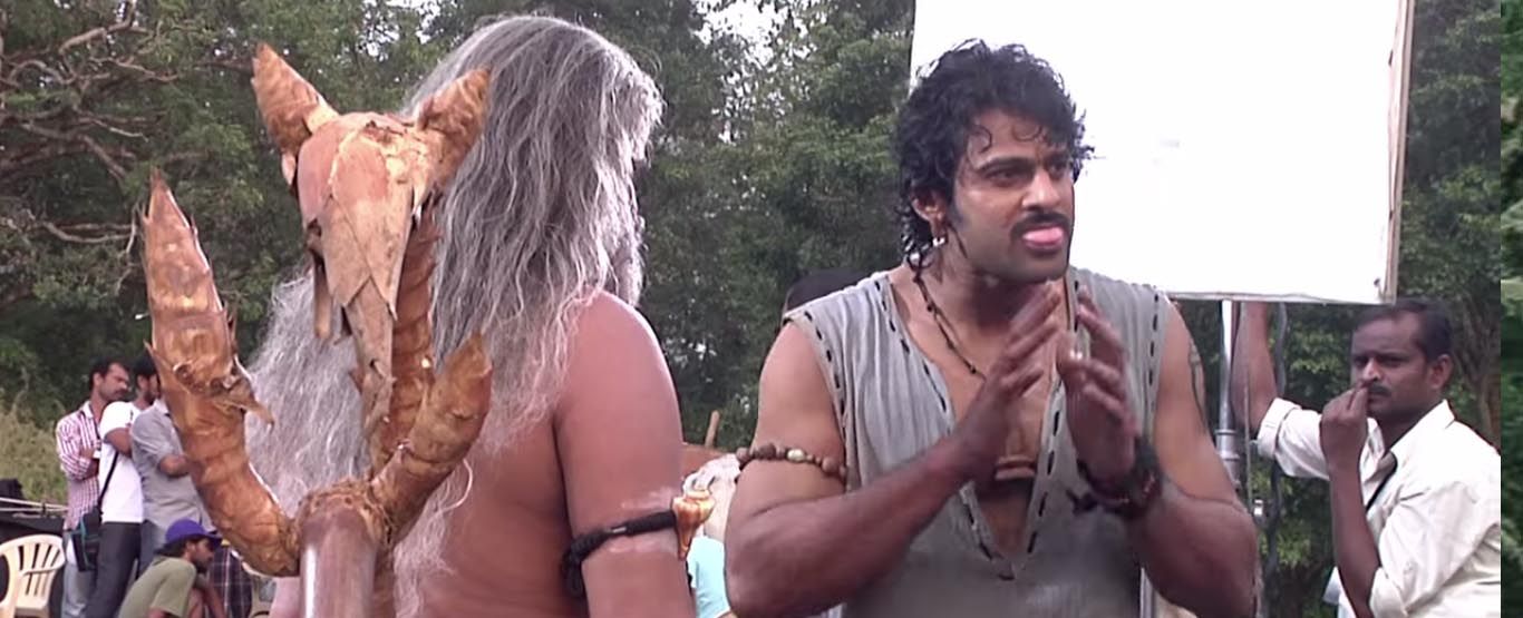 Baahubali Exclusive Working Stills