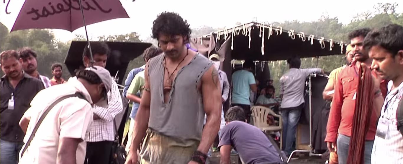 Baahubali Exclusive Working Stills