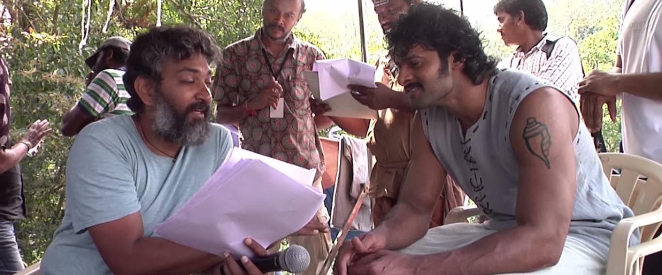 Baahubali Exclusive Working Stills