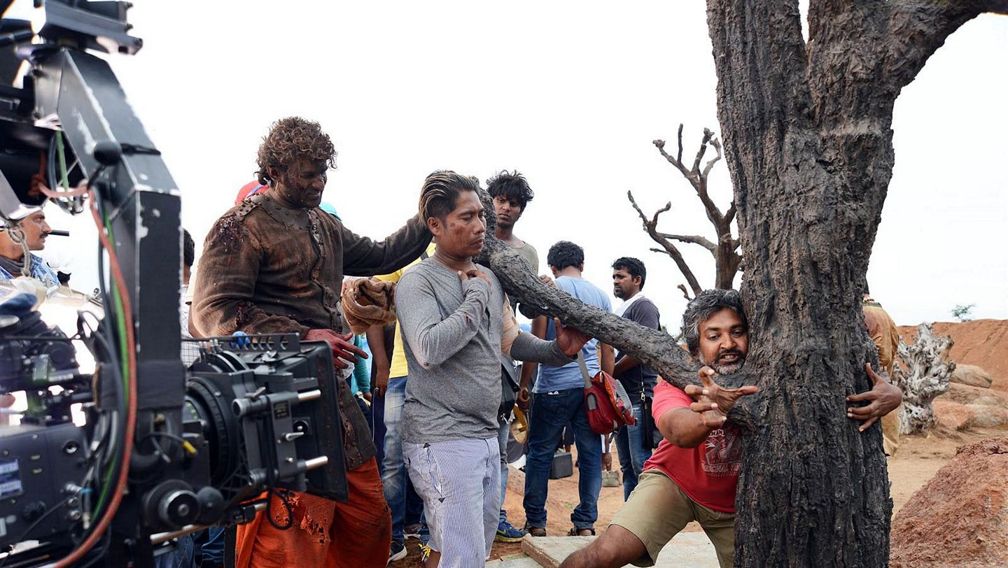 Baahubali Exclusive Working Stills