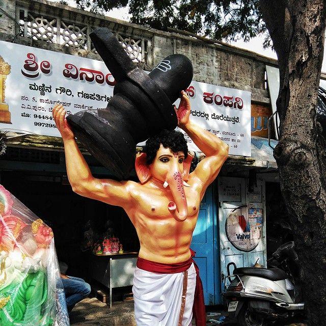 Bahubali Inspires Ganesh Idols Photos