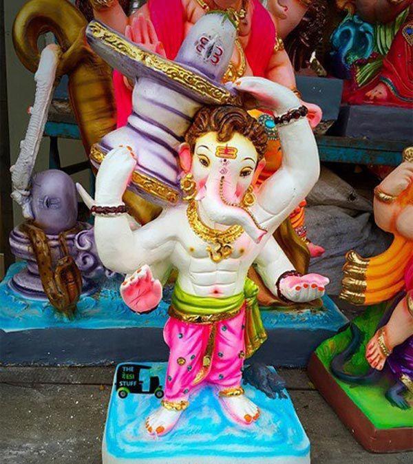 Bahubali Inspires Ganesh Idols Photos