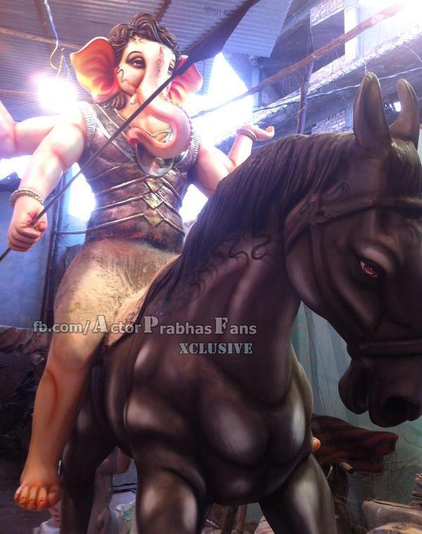 Bahubali Inspires Ganesh Idols Photos