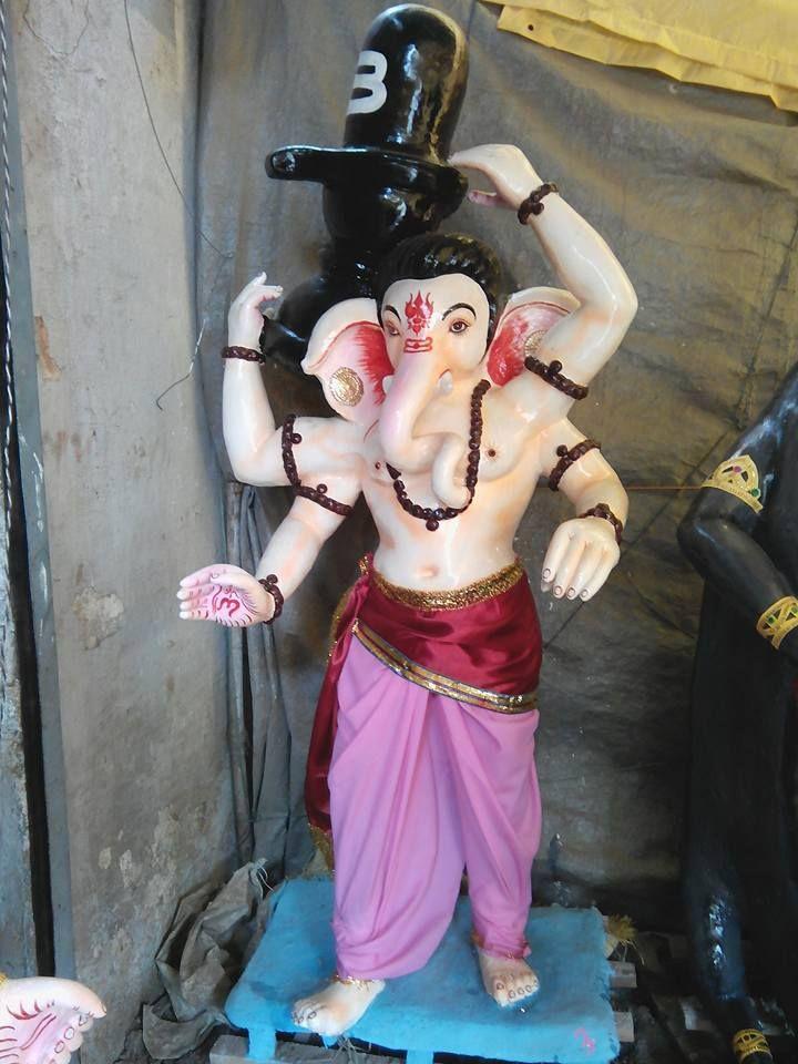 Bahubali Inspires Ganesh Idols Photos