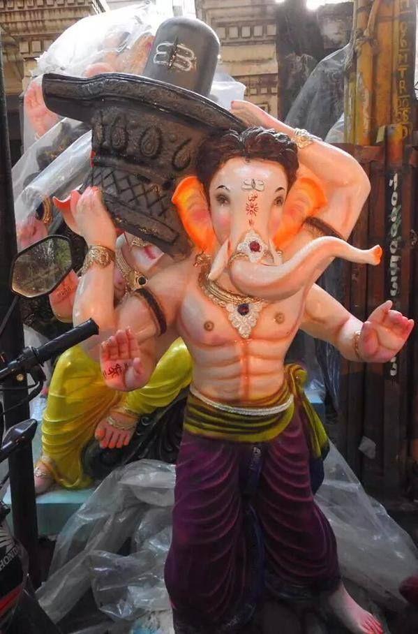 Bahubali Inspires Ganesh Idols Photos