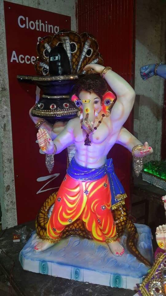 Bahubali Inspires Ganesh Idols Photos