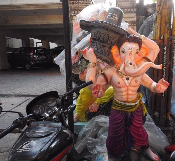 Bahubali Inspires Ganesh Idols Photos