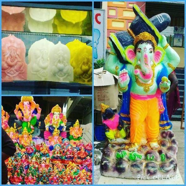 Bahubali Inspires Ganesh Idols Photos