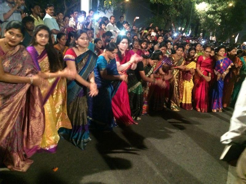 Bathukamma Celebrations at Tankbund Photos