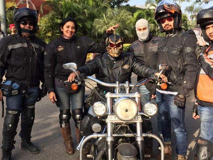 Bike Rider Veenu Paliwal Rare Pics