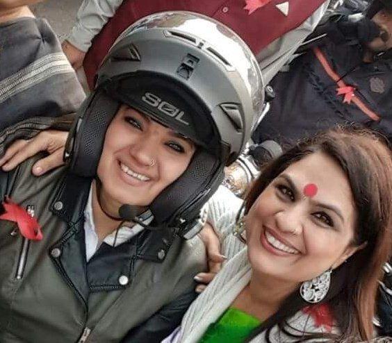 Bike Rider Veenu Paliwal Rare Pics