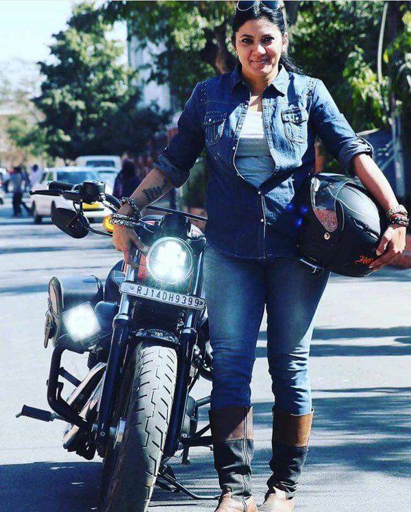 Bike Rider Veenu Paliwal Rare Pics