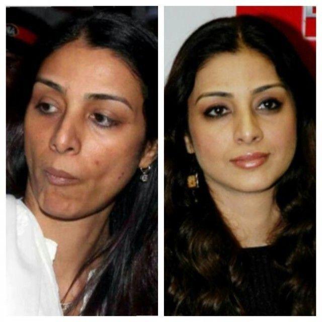 Bollywood Actresses With and Without Makeup