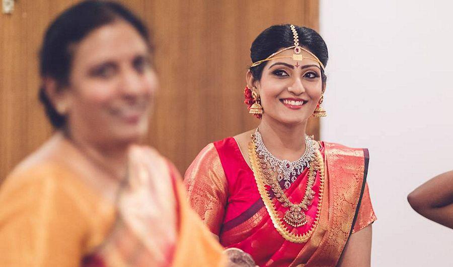 Bridal Makeup For Virupa at Allari Naresh & Virupa Marriage Photos