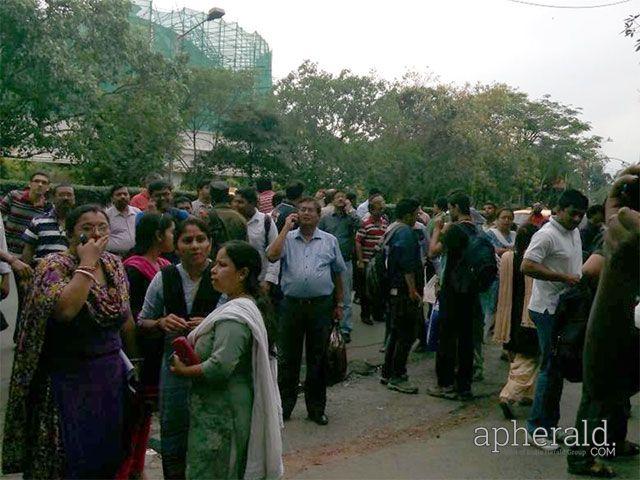 Buildings Collapses after Massive Earthquake Rock Nepal