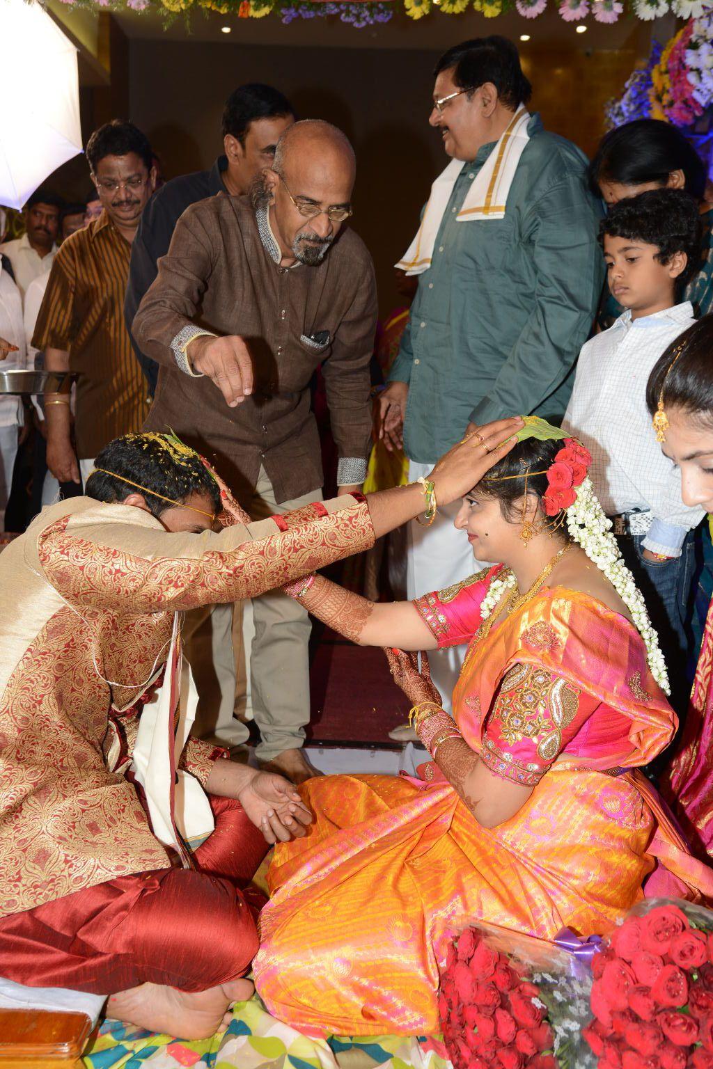 Celebrities At Director K.vasu Daughter Wedding Photos