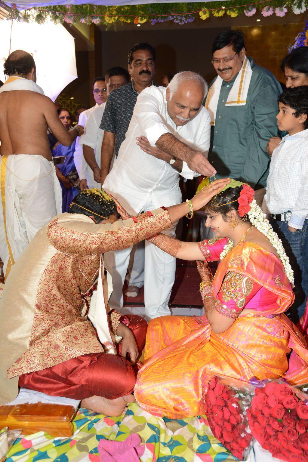 Celebrities At Director K.vasu Daughter Wedding Photos