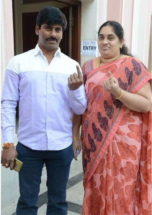 Celebrities Cast Vote For GHMC Elections Pics