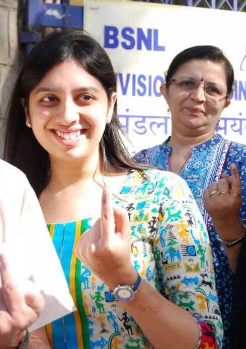 Celebrities Cast Vote For GHMC Elections Pics