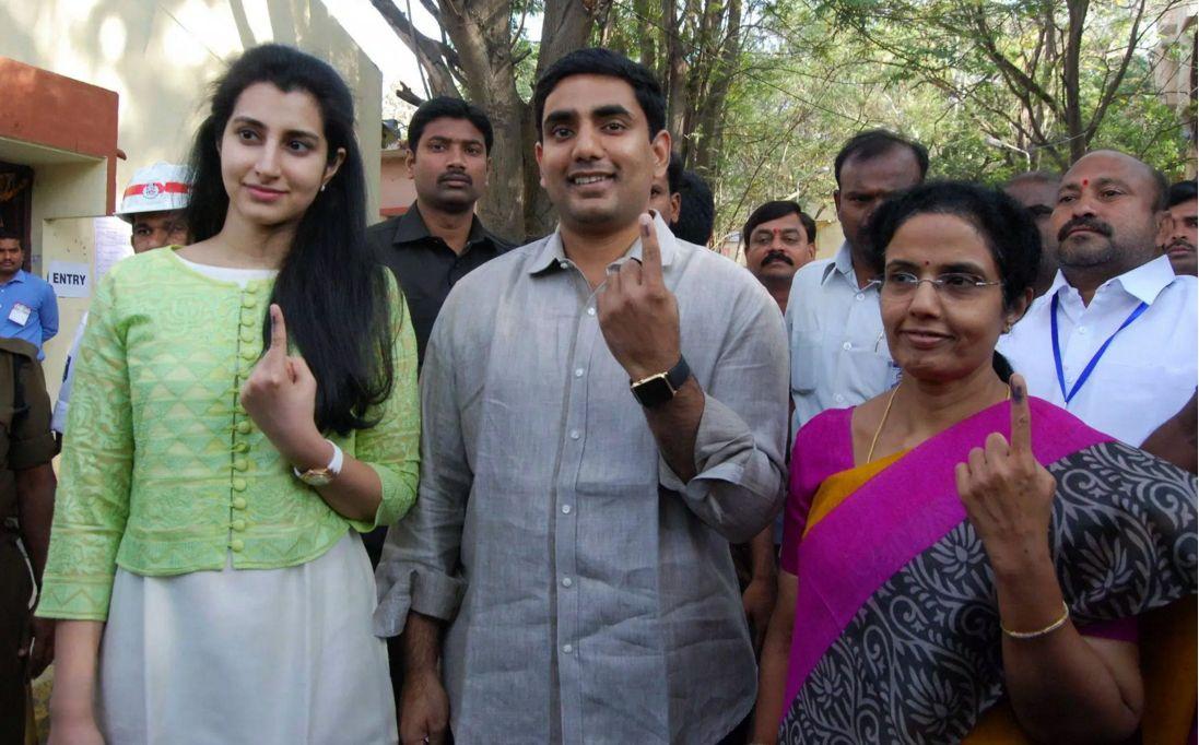 Celebrities Cast Vote For GHMC Elections Pics