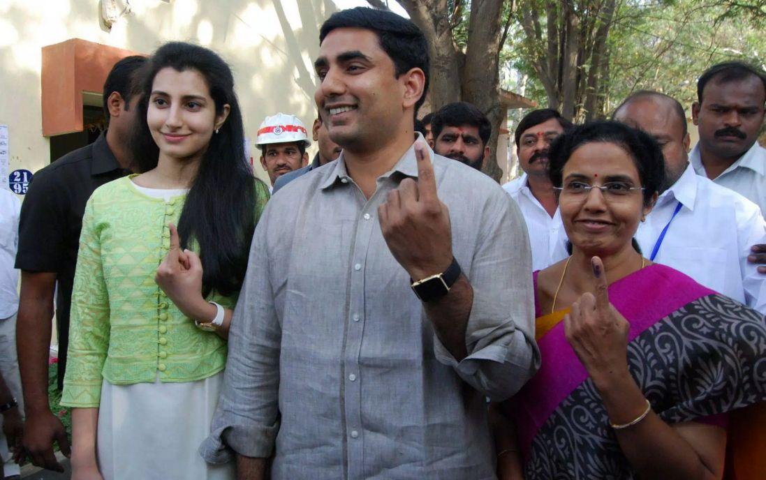 Celebrities Cast Vote For GHMC Elections Pics