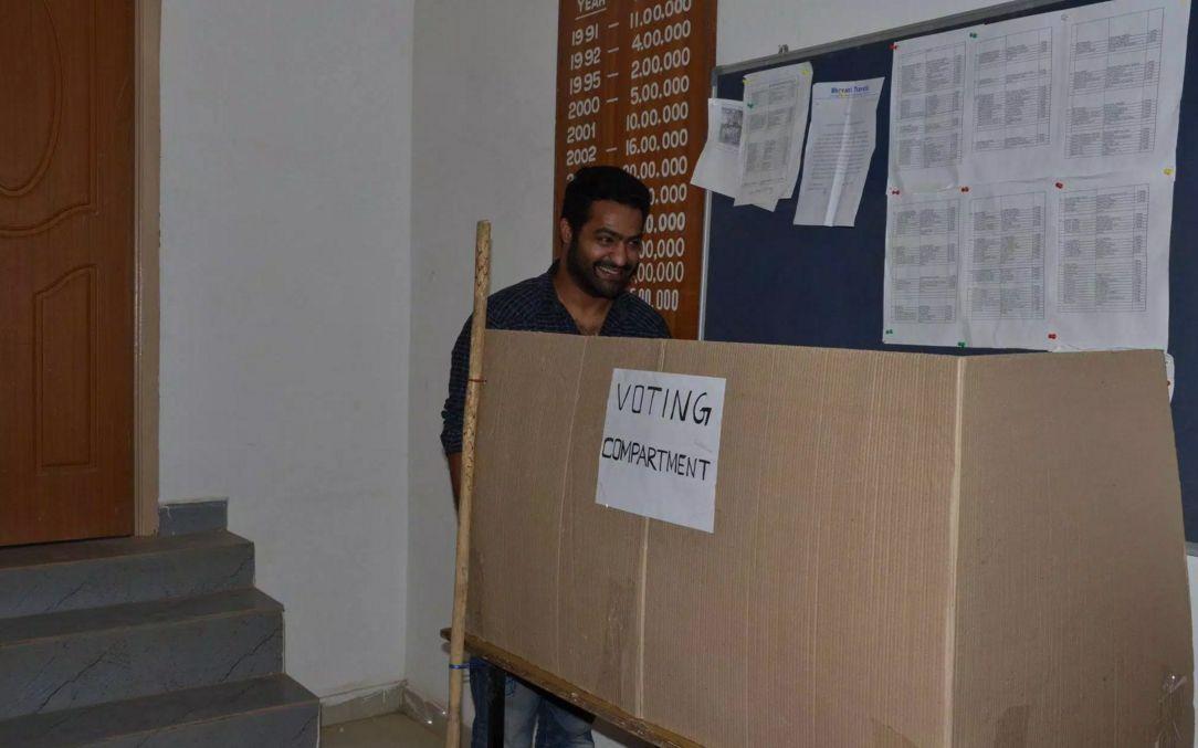 Celebrities Cast Vote For GHMC Elections Pics