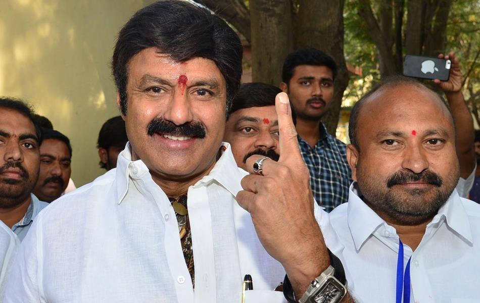 Celebrities Cast Vote For GHMC Elections