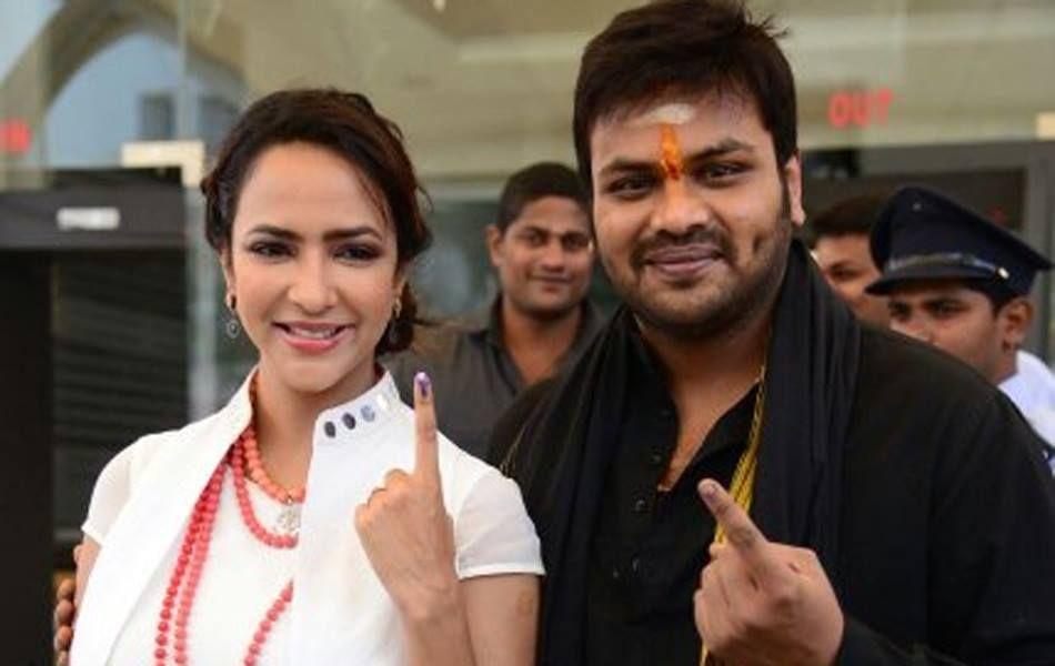 Celebrities Cast Vote For GHMC Elections