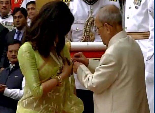 Celebs Receive Padma Awards at Rashtrapathi Bhavan