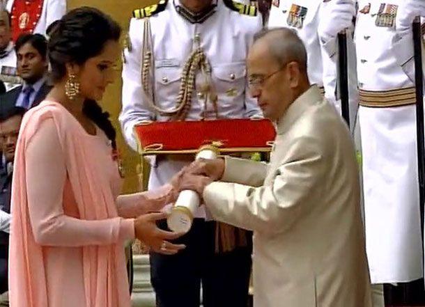 Celebs Receive Padma Awards at Rashtrapathi Bhavan