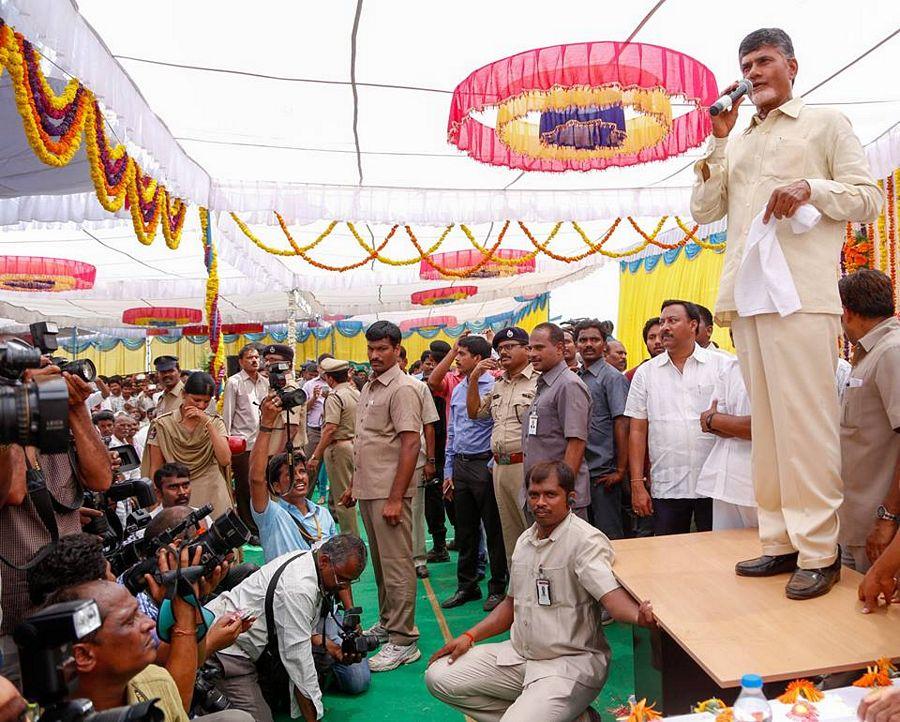 Chandrababu Naidu celebrated his 66th birthday at Anantapur