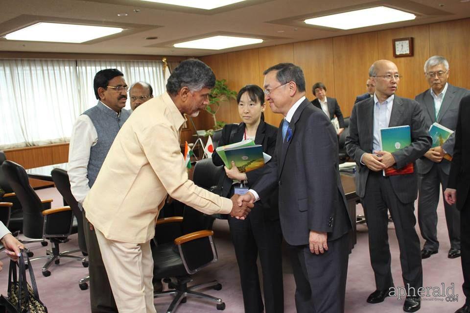 chandrababu naidu japan tour pics